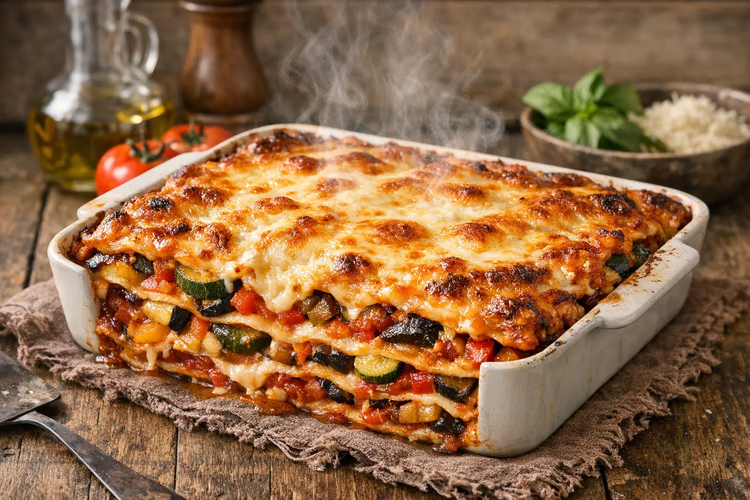 Gemüselasagne Rezept: Einfach, lecker und vegetarisch 2 Gemüselasagne Rezept: Einfach, lecker und vegetarisch