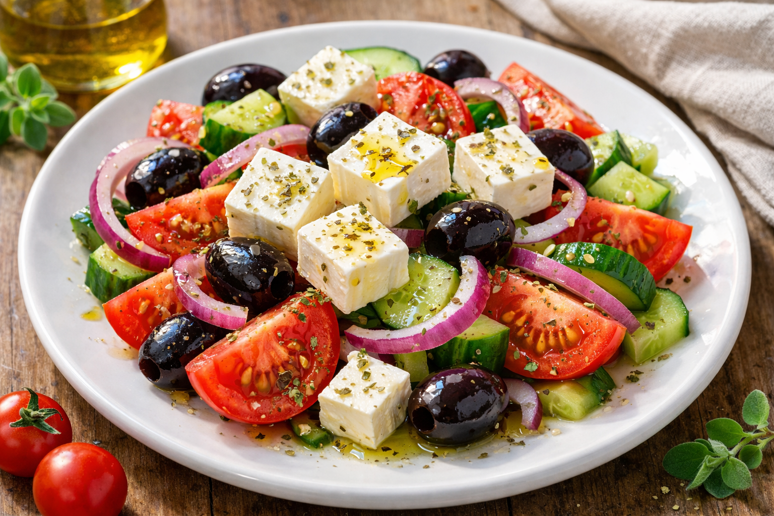 Griechischer Salat: Klassisches Rezept & Variationen